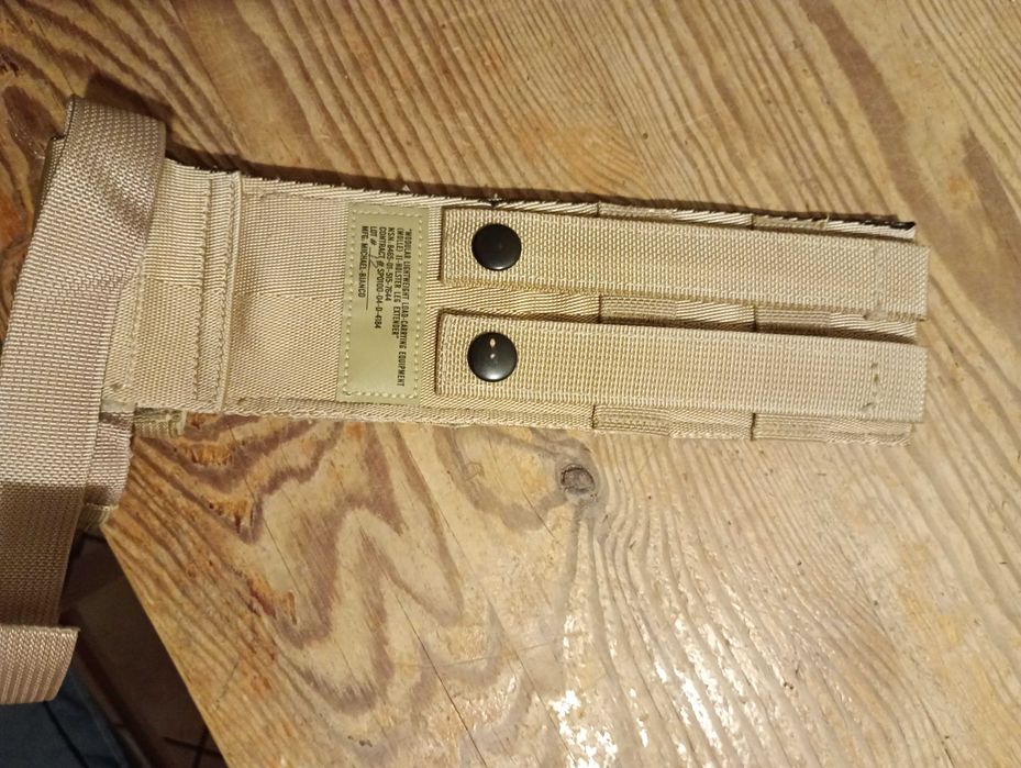 Holster kabura na udo desert US army kontrakt molle leg extender
