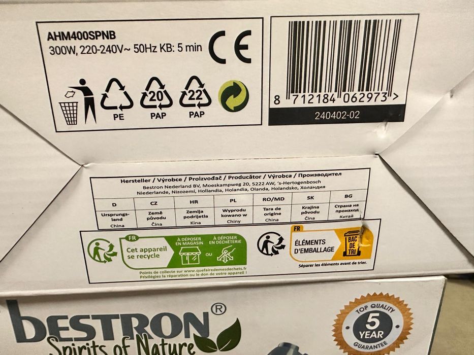 Mikser elektryczne bestron