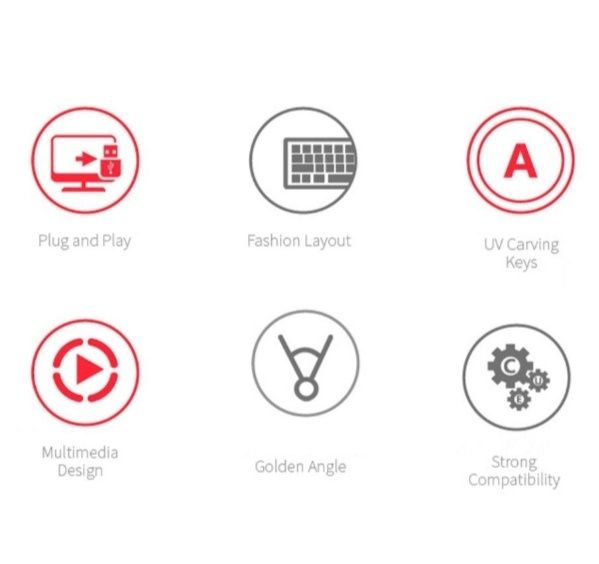 Mini Teclado USB Mac + PC