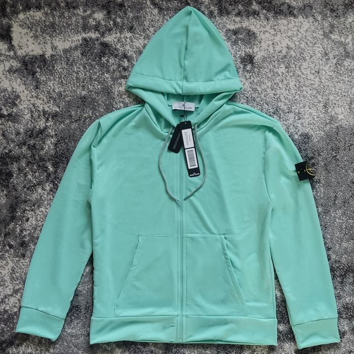 РОЗПРОДАЖ! Зіп-худі Stone island | Кофта Стон Айленд мятна