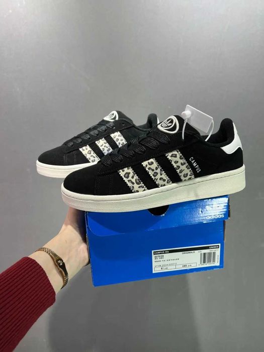 Adidas originals campus 00s Czarny z motywem lamparta 44