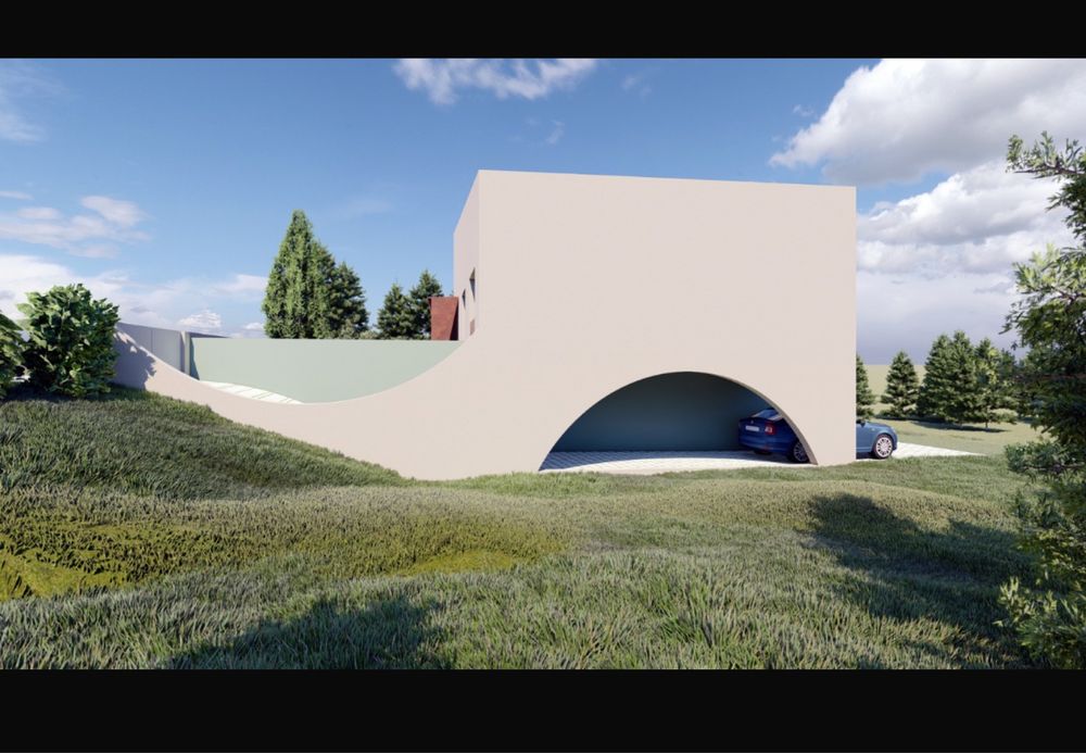 Terreno  1300m com projecto aprovado