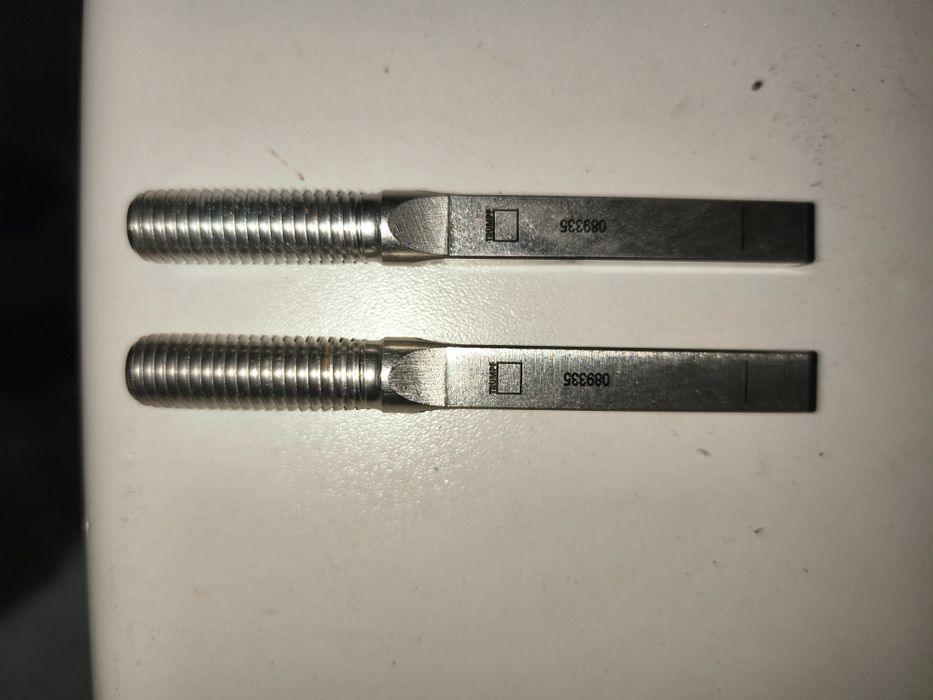 Dwa noże do ukosowiarki Trumpf