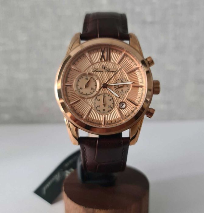 Чоловічий годинник Lucien Piccard LP-10048 Sapphitek 43 mm новий