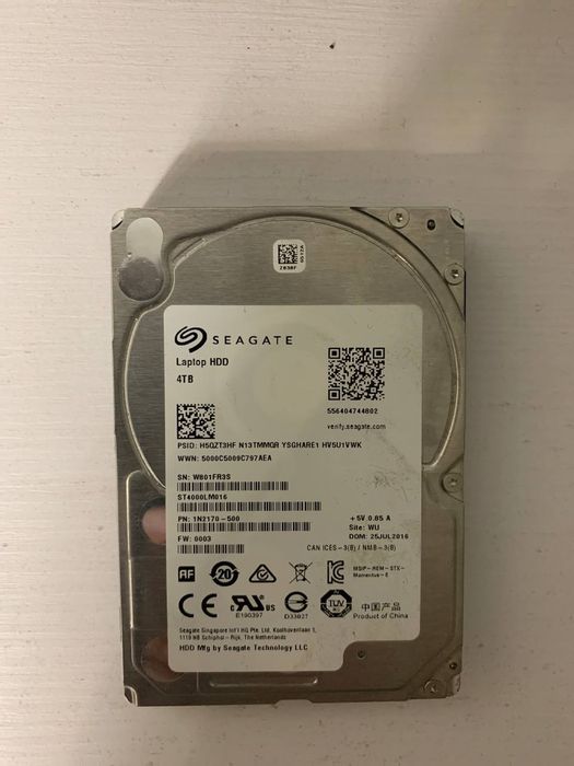 Hdd Seagate на 4 террабайти підходить до ікс бокс 360 Ван с ікс серіас