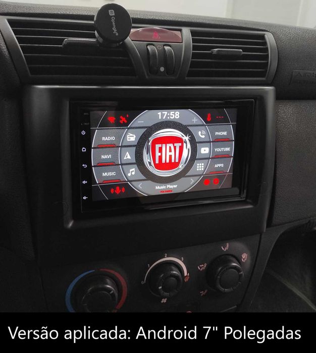 (NOVO) Rádio 2DIN • Fiat STILO (De 2001 a 2007) • Android GPS [4+64GB]