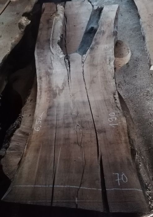 Deski plastry foszty tarcica monolit orzech włoski jesion dąb wiąz