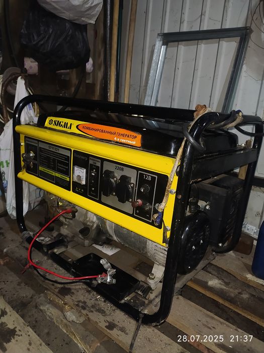 Генератор Sigma 5-5.5 кВт,газ/бензин.