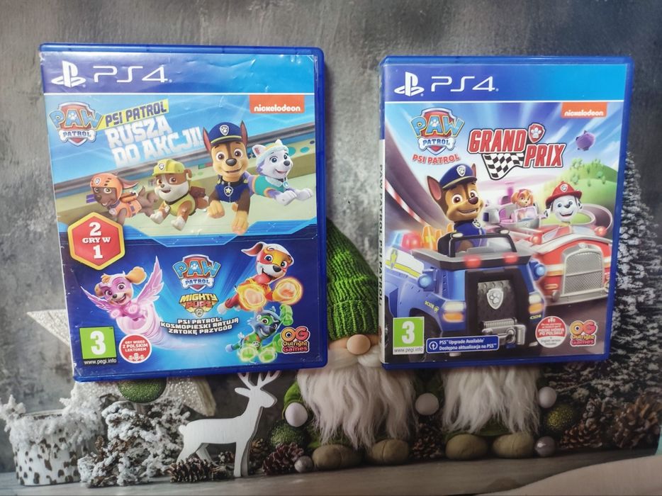 Zestaw 3 gier PS4 Psi Patrol
Gry są używane, ale