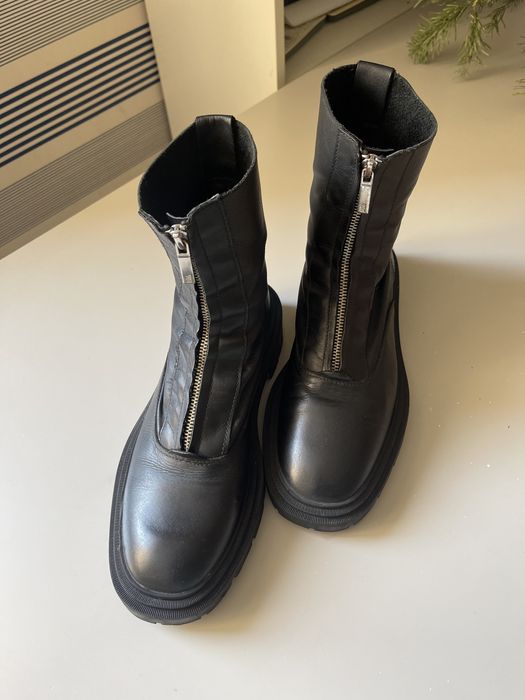 Ботинки женские кожаные Zara р.40 /26см