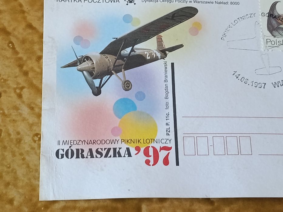 Pocztówki Piknik lotniczy Góraszka 97