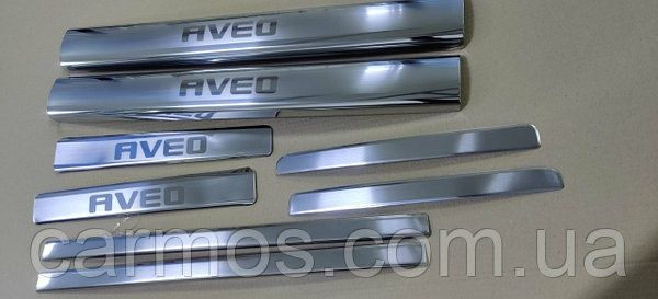 Aveo sd t250 Авео накладка на задний бампер/ на пороги . Турция