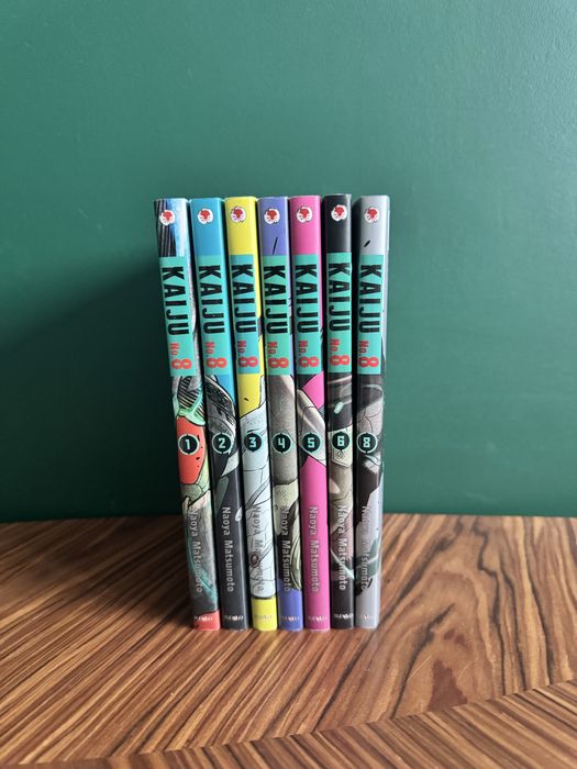 Kaiju No 8 manga tomy 1-6 i 8