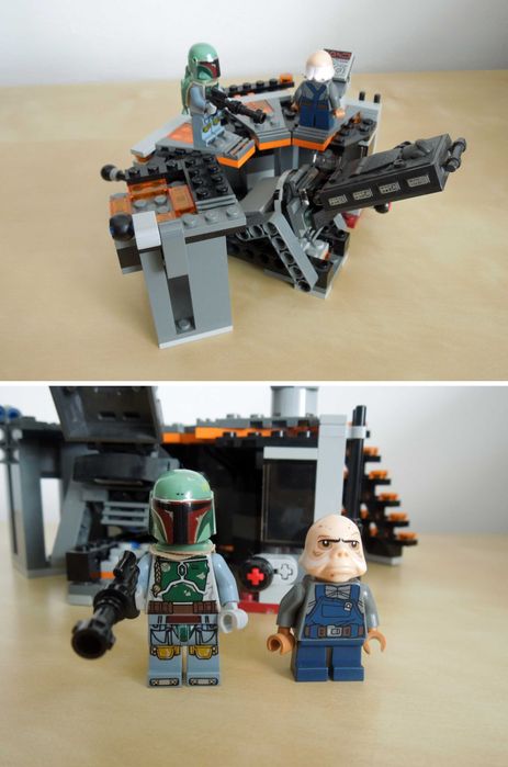 Lote LEGO Star Wars + Extras (Minifiguras Raras e Sets em Excelente Estado) + 2 expositores em acrílico