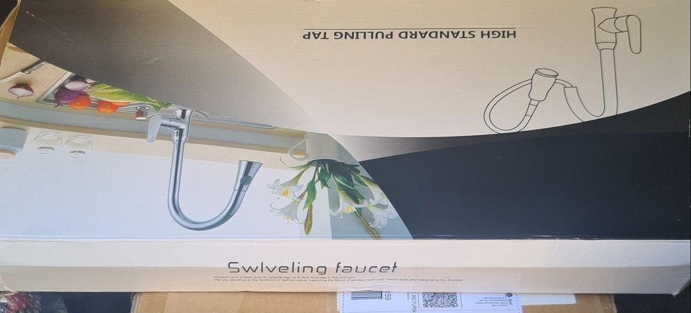 Torneira Cozinha - Design Moderno cor preta