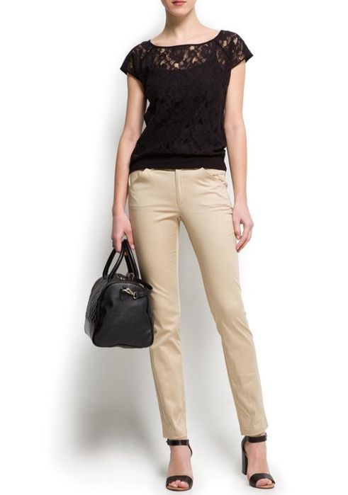 Брюки бежевые Mango 36 (S) размер в хорошем состоянии