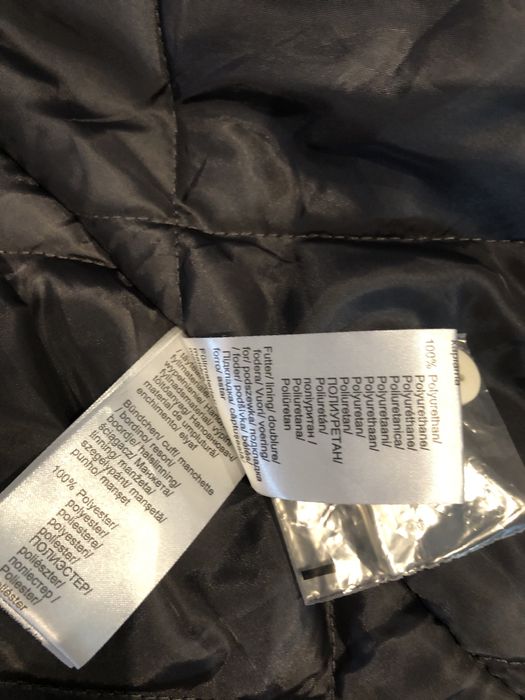 Biala kurtka parka na narty uniwersalna
