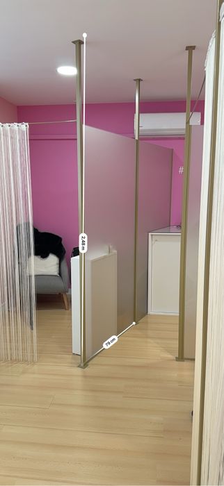 Divisorias de vidro com estrutura metalica