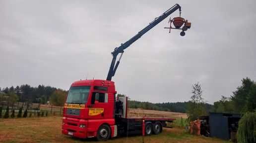 Usługi dzwigowe koparko ładowarka hds usługi transportowe laweta koparka dzwig niwelacja transport przyłącza