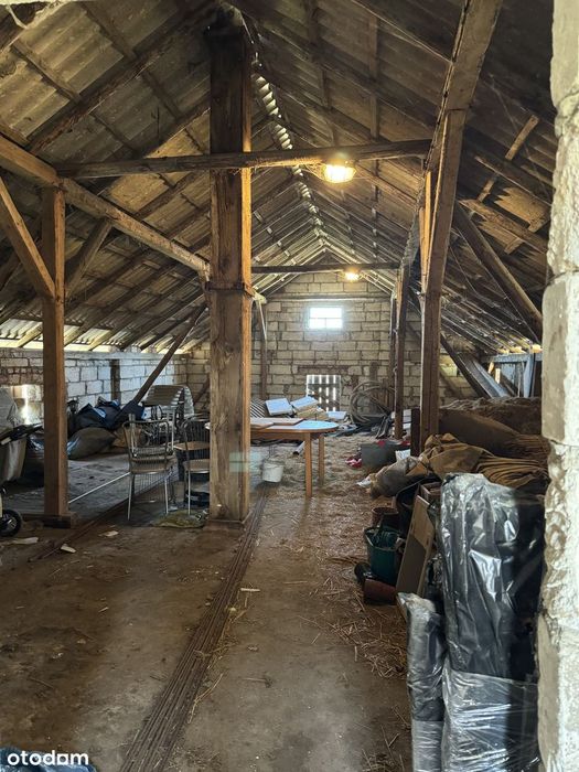 Działka z WZ na nowy dom jednorodzinny + budynek 200m2 -do negocjacji