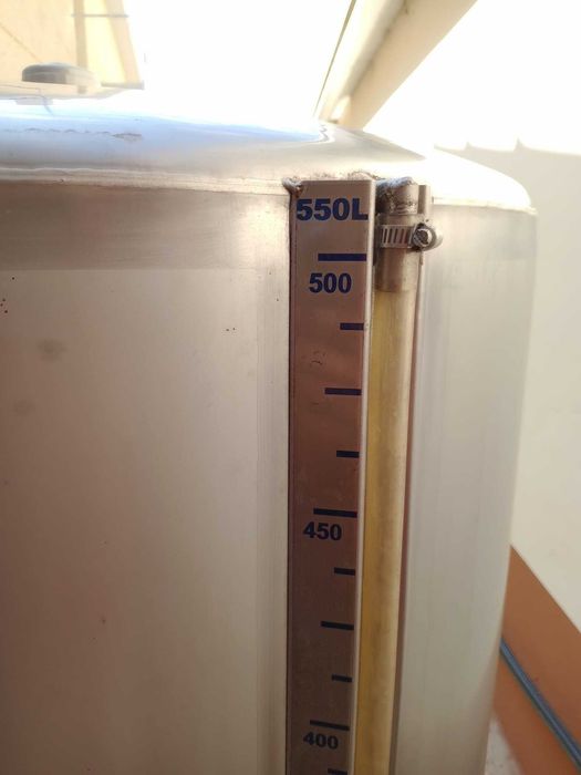Cuba inox para vindima
