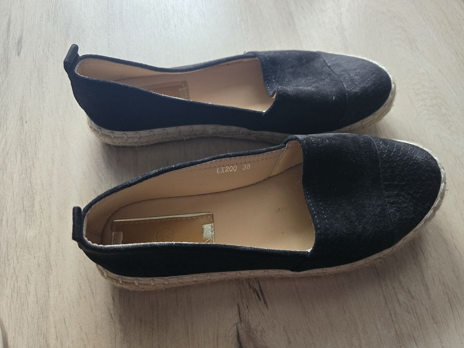 Espadryle 38 mokasyny