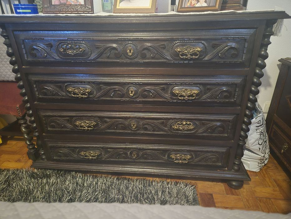 Mobília de quarto de casal de século