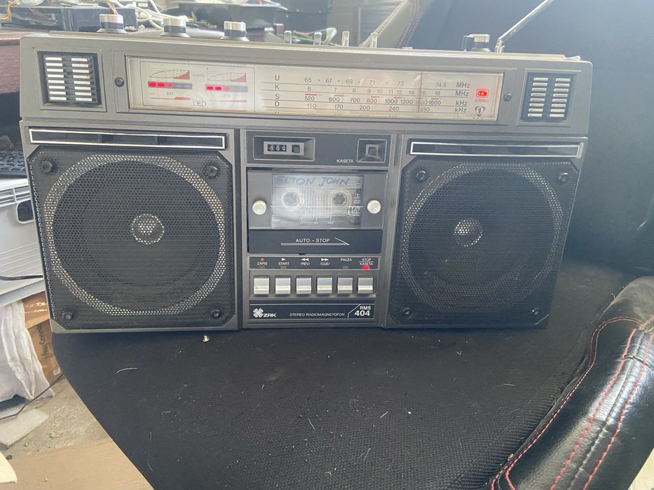 Kultowy Radiomagnetofon UNITRA ZRK RMS-404 PRL - Klasyk do renowacji