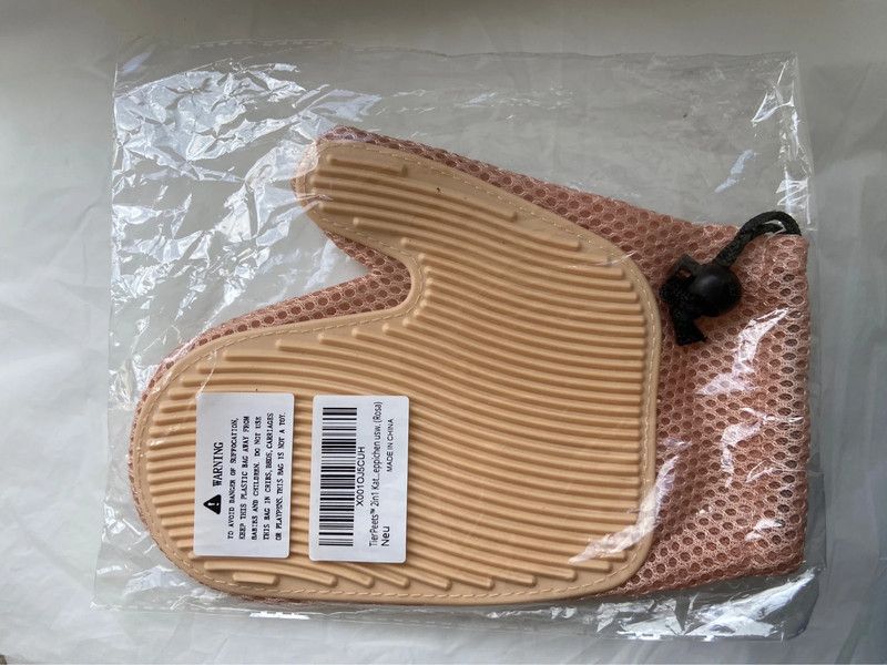 Luva removedora de pelos de animais