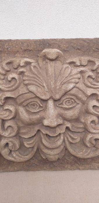 Escultura fonte granito