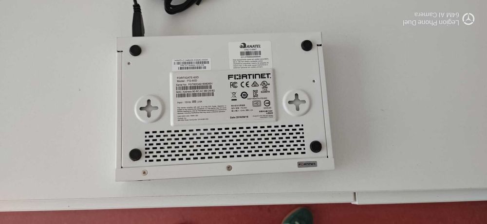 Fortinet FG-60D usado