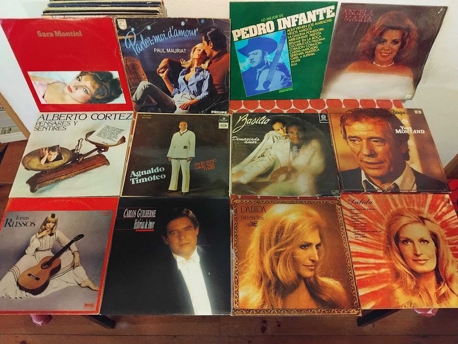 Lotes de discos vinil, singles e cd