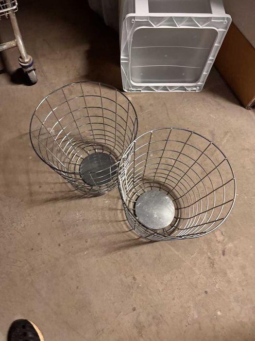 Cesto Metal Dinamarques Wire Bin Norm Novo