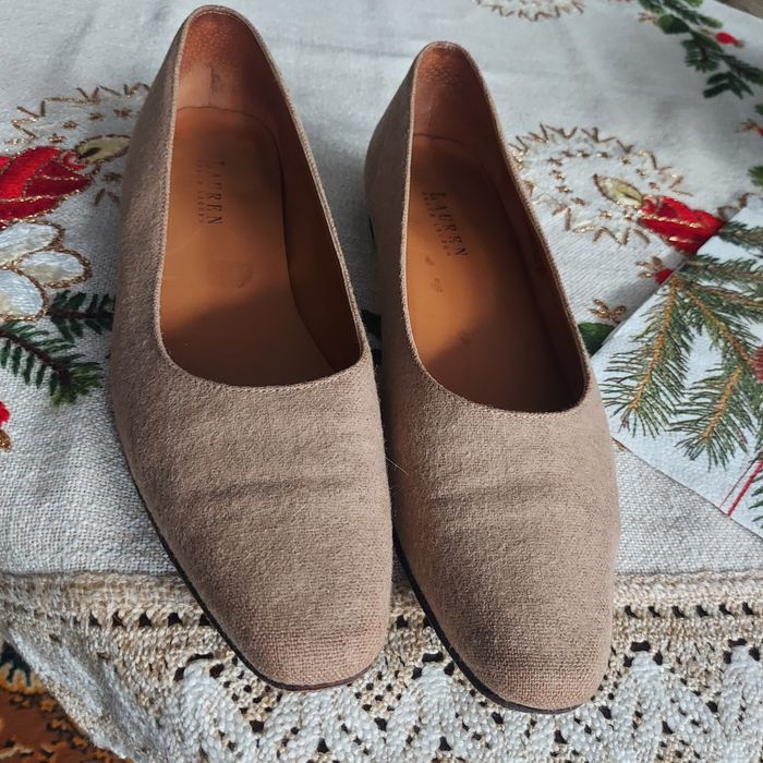 Buty baleriny z materiału