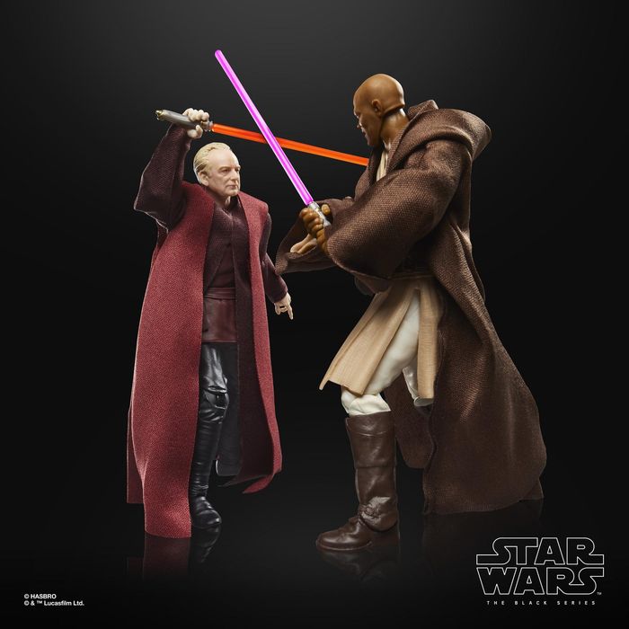Star Wars The Black Series Mace Windu i Darth Sidious Exclusive Nowe
