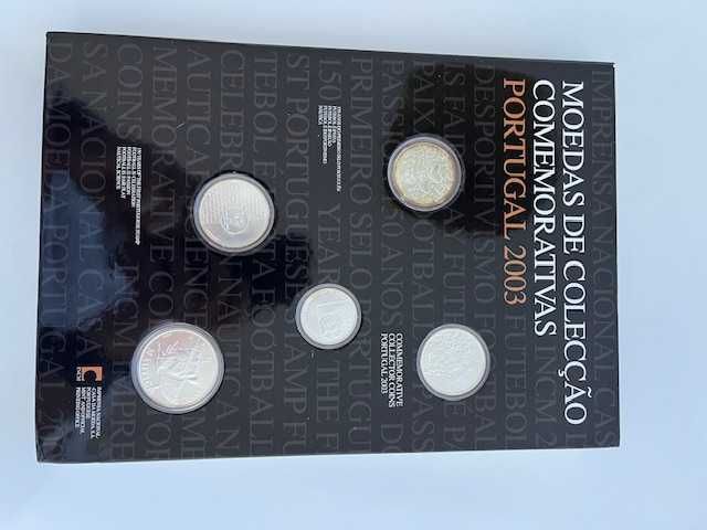 Edições moedas ano 2003 e 2004 Portugal
