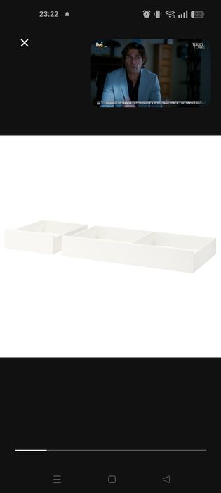 Cama e colchão IKEA