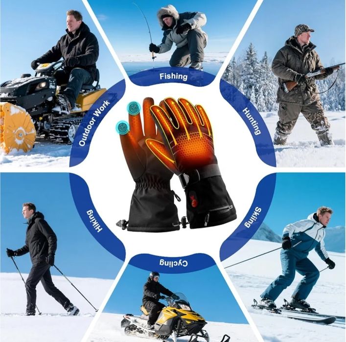Rękawice Ogrzewane 7.4V 3200mAh – Idealne na Zimę