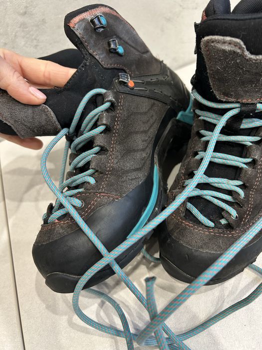 Salewa buty trekingowo podejsciowe gore tex rozm 38 turkus