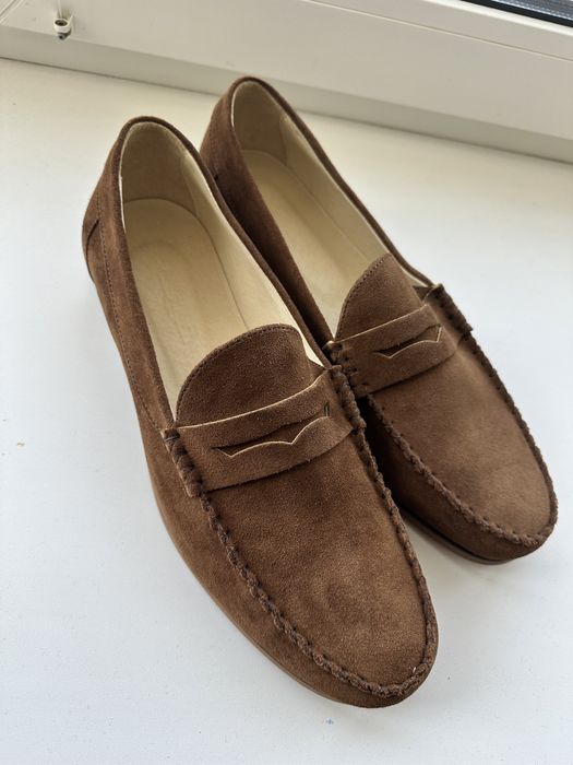 Обувь весна лето осень размер 29-29.5 замшевые коричневые
