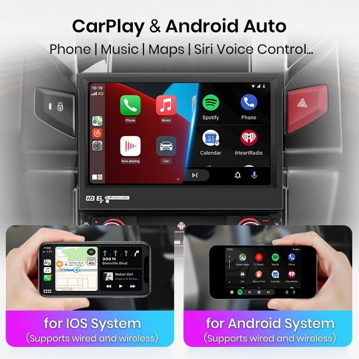Rádio 1din 7" android 2/32Gb universal Carplay gps wifi Bluetooth NOVO