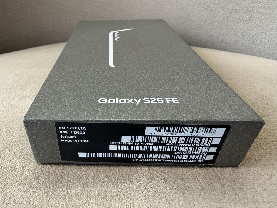 Samsung Galaxy S25 FE 8/128Gb Jetblack New (EU)