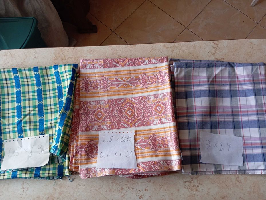 Продам отрезы ткани