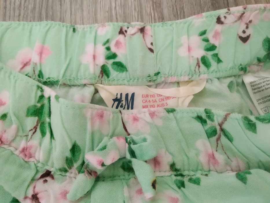 Zestaw ubrań H&M legginsy sukienka disney merida rozm.110