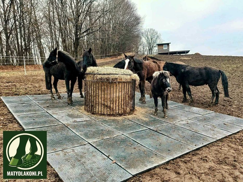 Mata dla koni 120×80 cm / 1m2  — boks, paśnik, ciąg, myjnia