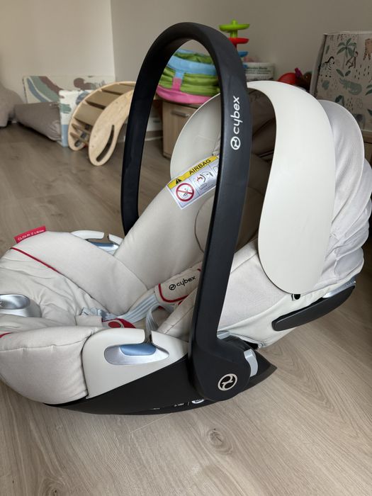 Автокрісло, автолюлька cybex cloud z i-size ferrari silver grey