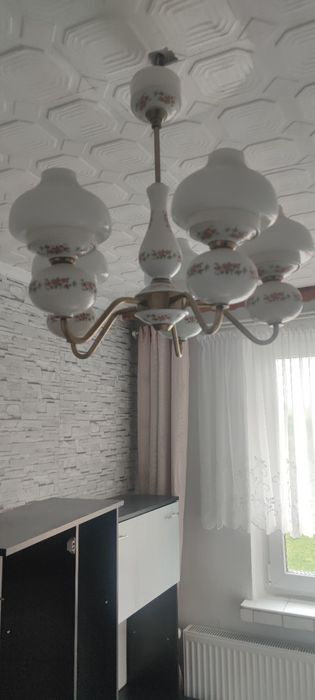 Tanio żyrandol PRL
