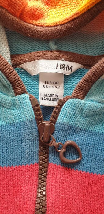 Sweterek na zapinanie h&m