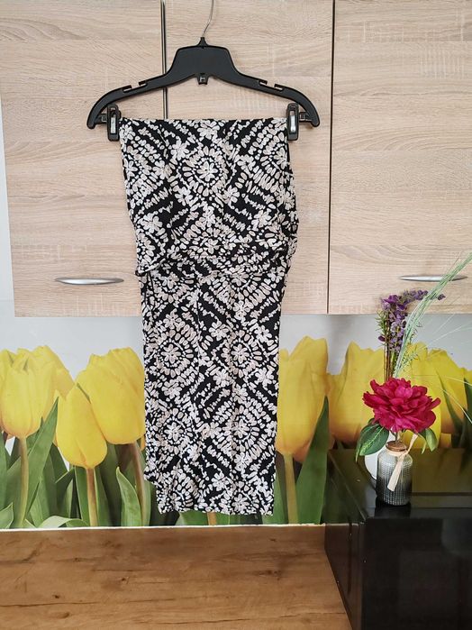 Wygodne spodnie Bonmarche rozmiar 50 poliester/wiskoza/len/bawełna