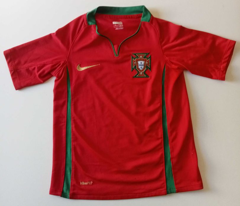 Camisola Futebol Oficial Portugal - Criança 6, 7, 8, 9 anos